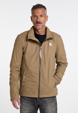 Veste fonctionnelle Schmuddelwedda en beige : devant