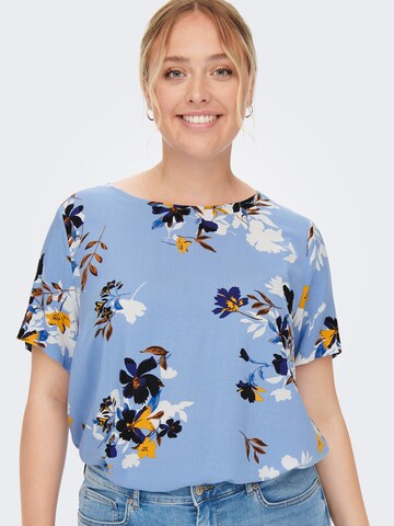 ONLY Carmakoma - Blusa 'Anita' em azul