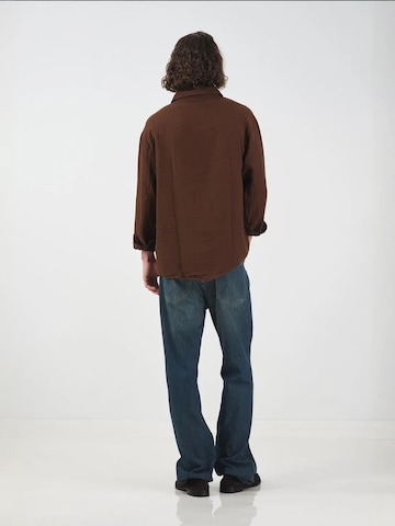 Giesto - Comfort Fit Camisa em castanho