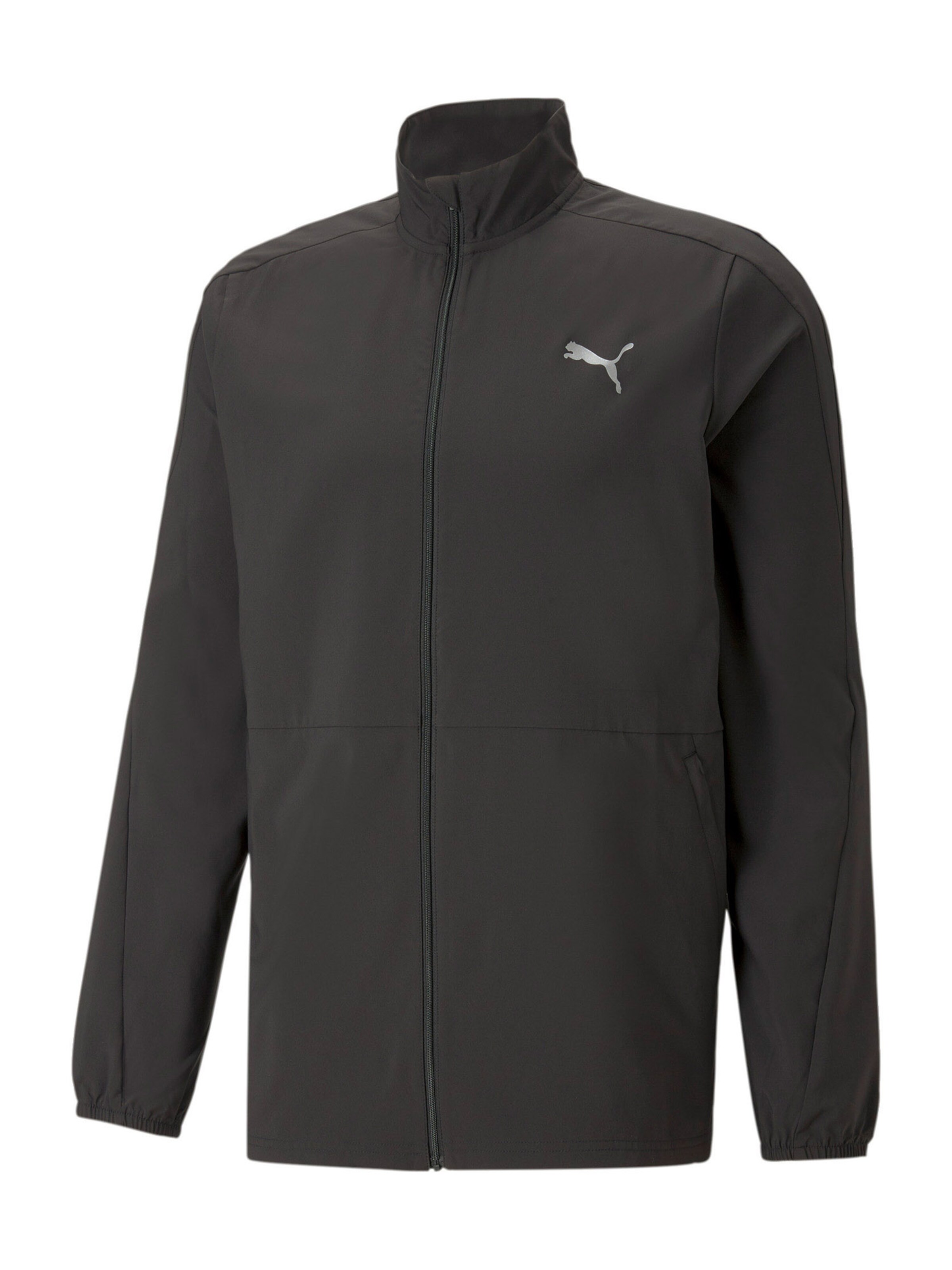 PUMA Sportjacke 'Run Favourite' in Schwarz: Vorderseite