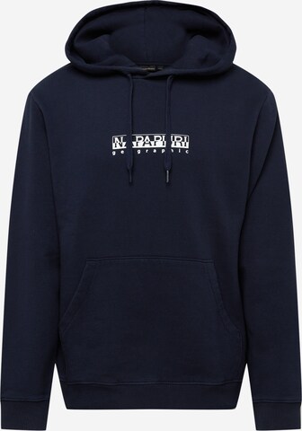 NAPAPIJRI Sweatshirt in Blauw: voorkant