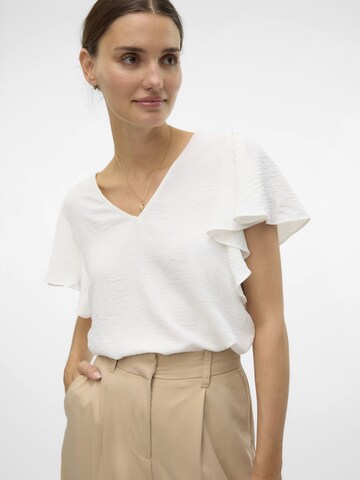 VERO MODA Bluse 'Alva' in Weiß