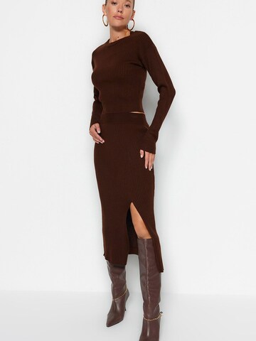 Trendyol Suit in Brown: front