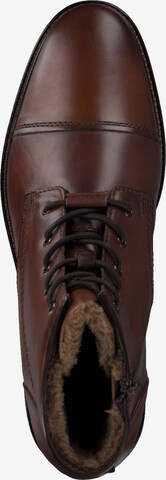 bugatti Lace-Up Boots in Brown