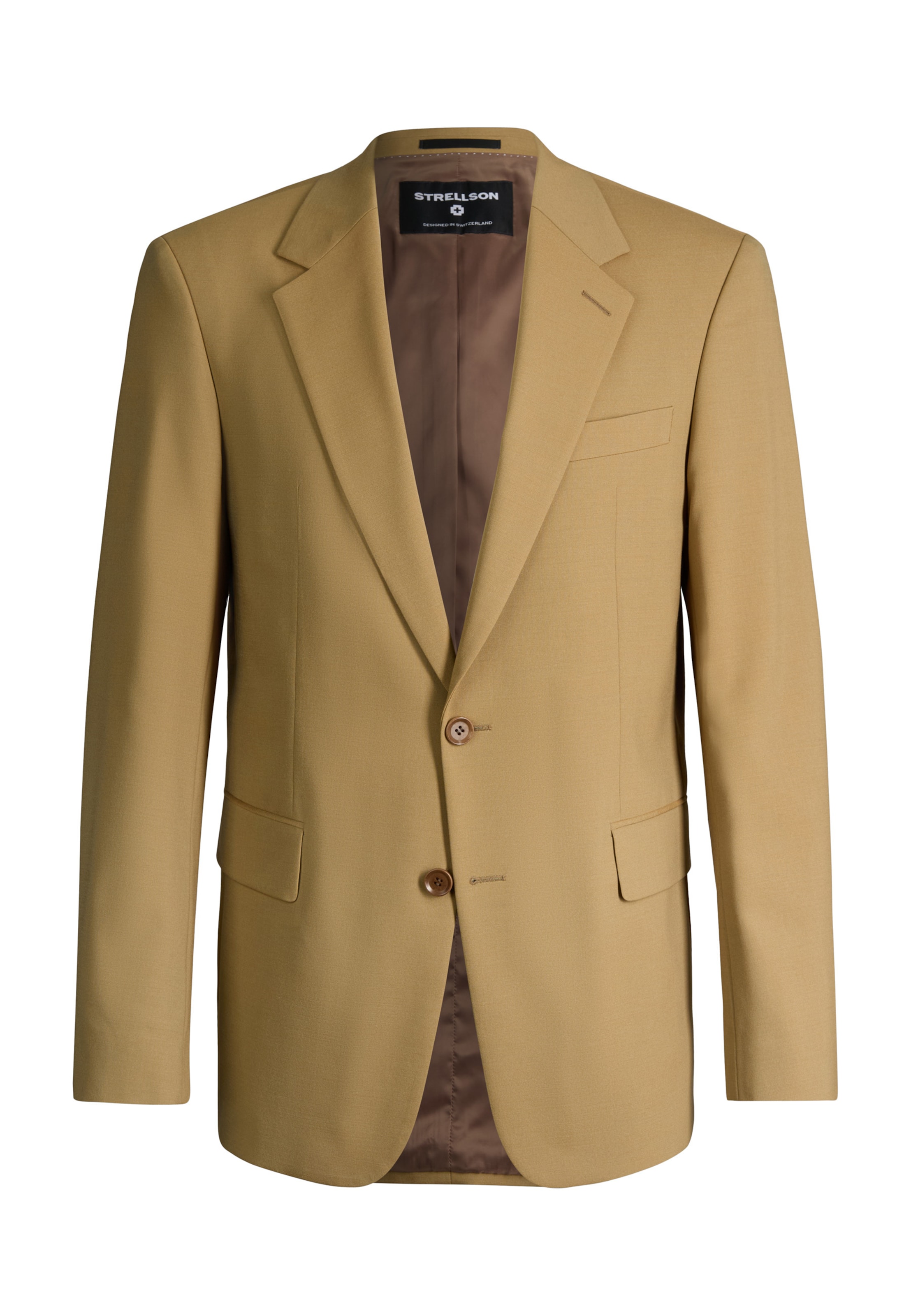 Coupe regular Veste de costume ' Reece ' STRELLSON en jaune : devant