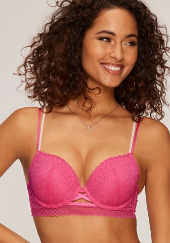 VIVANCE Push-up Podprsenka – pink