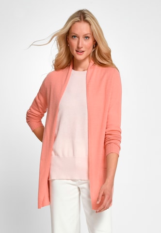include Knit Cardigan in Orange: front