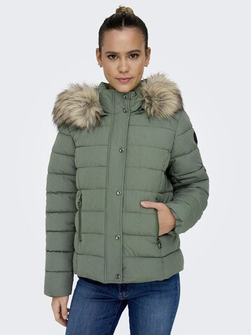 ONLY - Casaco de inverno 'New Luna' em verde