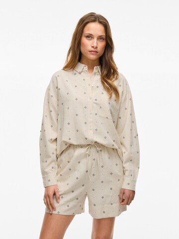 VILA Blouse in Beige: front