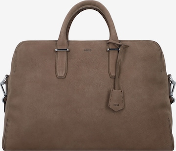 BOSS Weekend bag in Brown: front