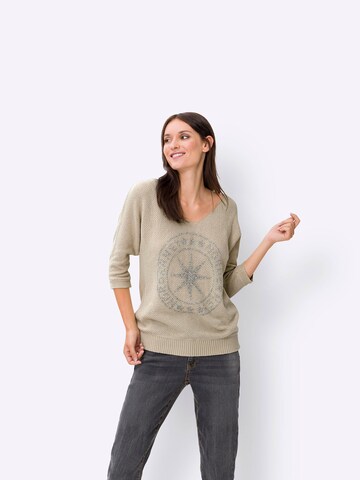 heine - Jersey en beige: frente