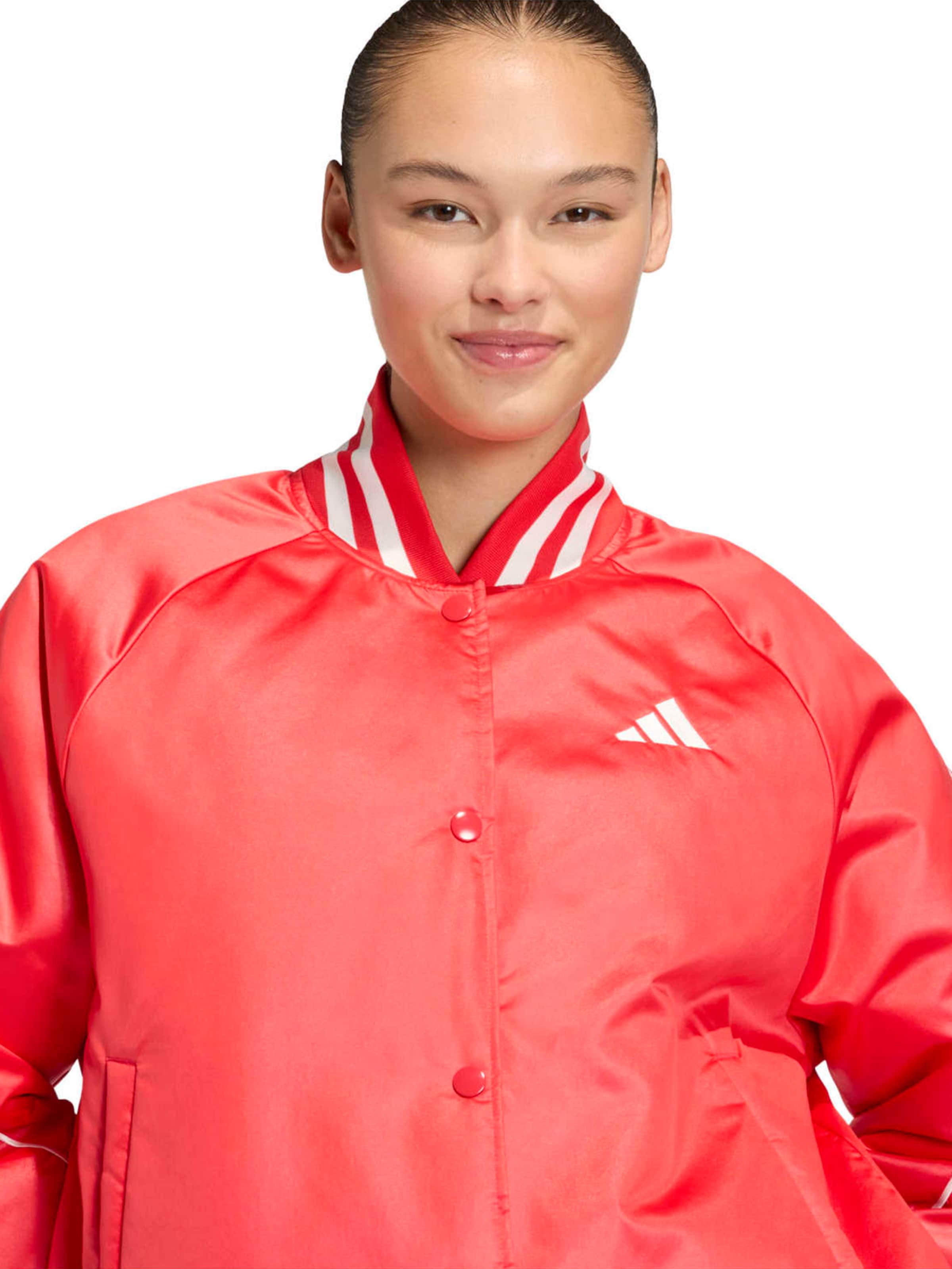 ADIDAS SPORTSWEAR Sportovní bunda 'STADIUM' – červená