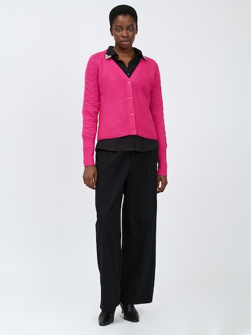 Influencer Strickjacke in Pink