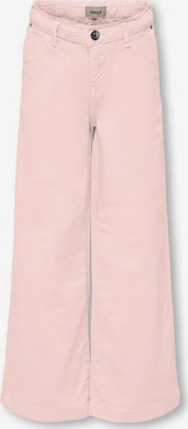 Wide Leg Pantalon KIDS ONLY en rose : devant