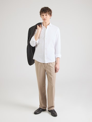 Hackett London Regular fit Πουκάμισο σε λευκό