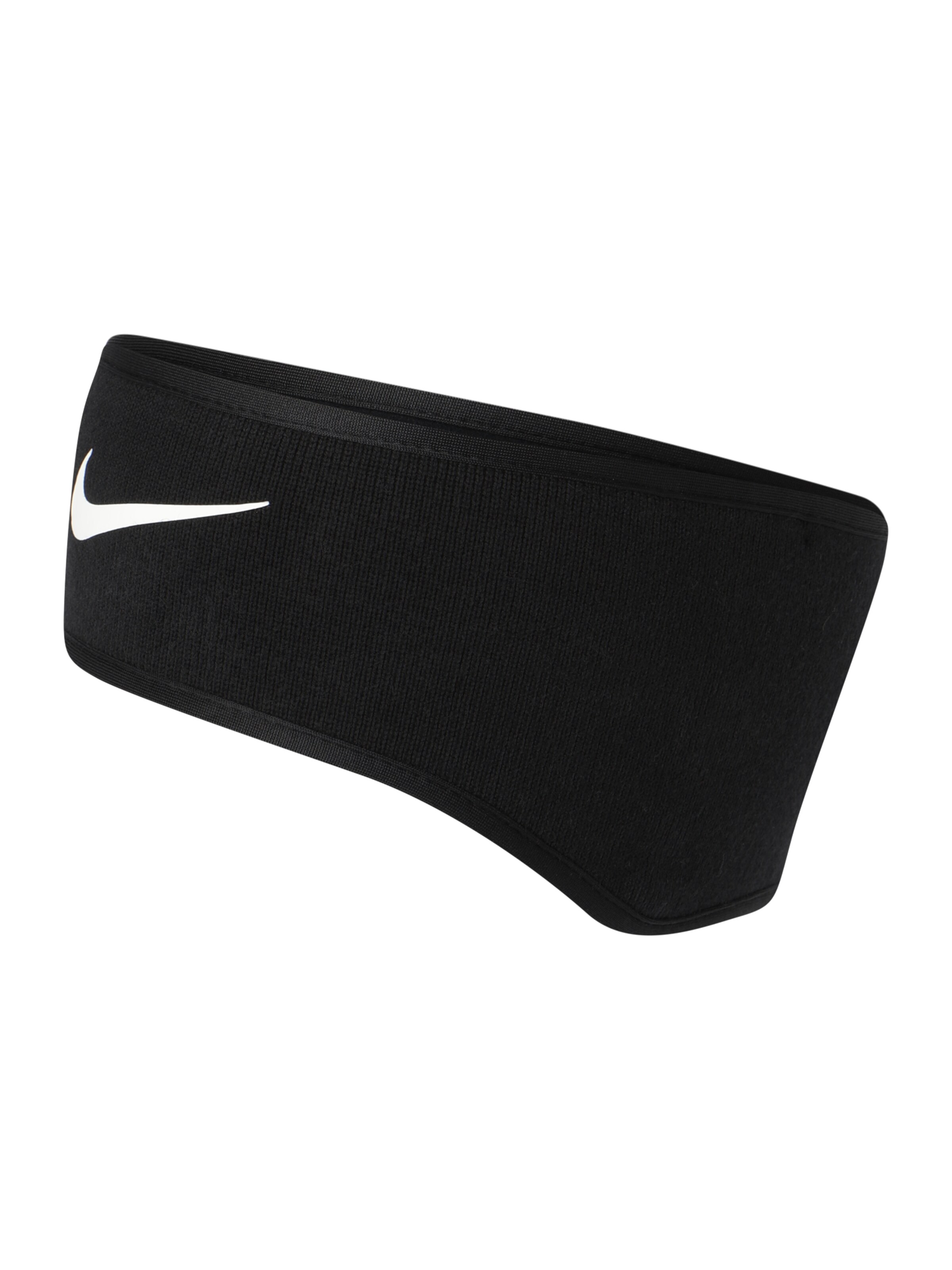 NIKE Athletic Headband in Black: front
