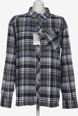 JACK WOLFSKIN Button Up Shirt in M-L in Grey: front