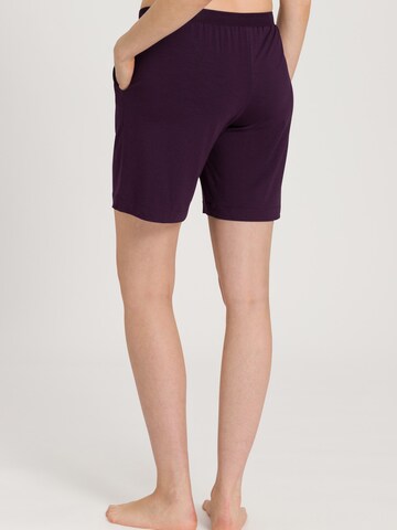 Hanro Pajama Pants 'Natural Elegance' in Purple