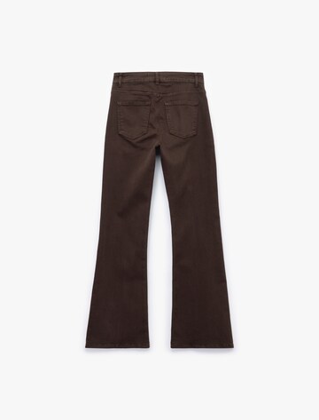 Koton Flared Jeans in Braun