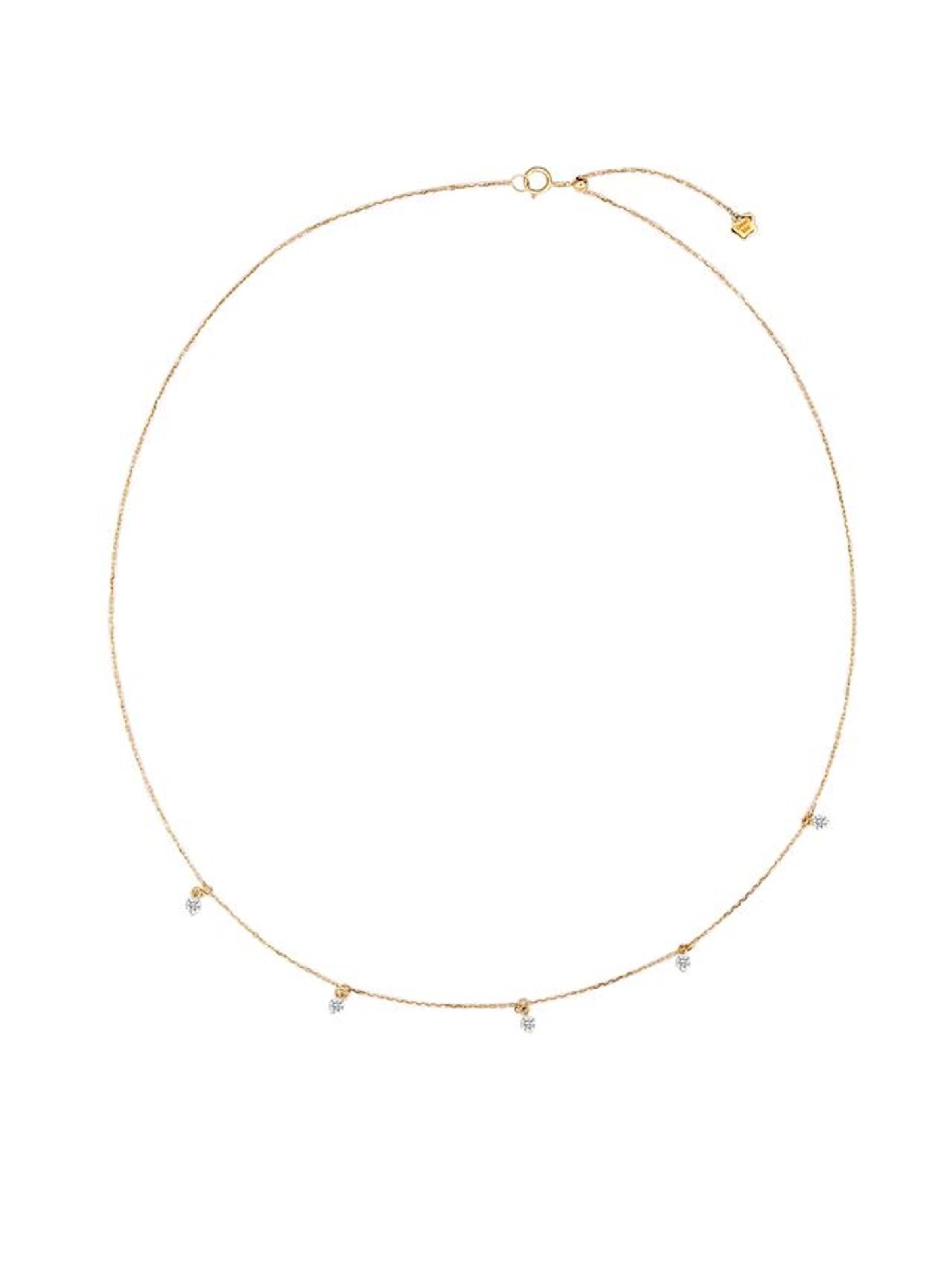 Collana 'Evolution' di Dear Me in oro: frontale