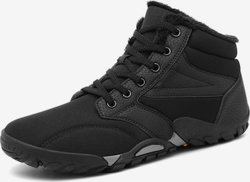 HUSKSWARE Snow Boots in Black: front