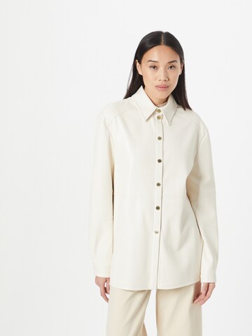 PATRIZIA PEPE Bluse 'CAMICIA' in Weiß: Vorderseite