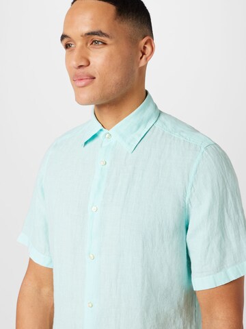 BOSS Regular fit Button Up Shirt 'Rash' in Blue