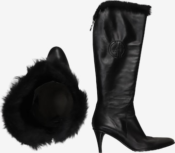 GIORGIO ARMANI Stiefel 38,5 in Schwarz: Vorderseite