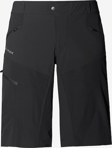 VAUDE Regular Funktionshorts  'Virt' in Schwarz: predná strana