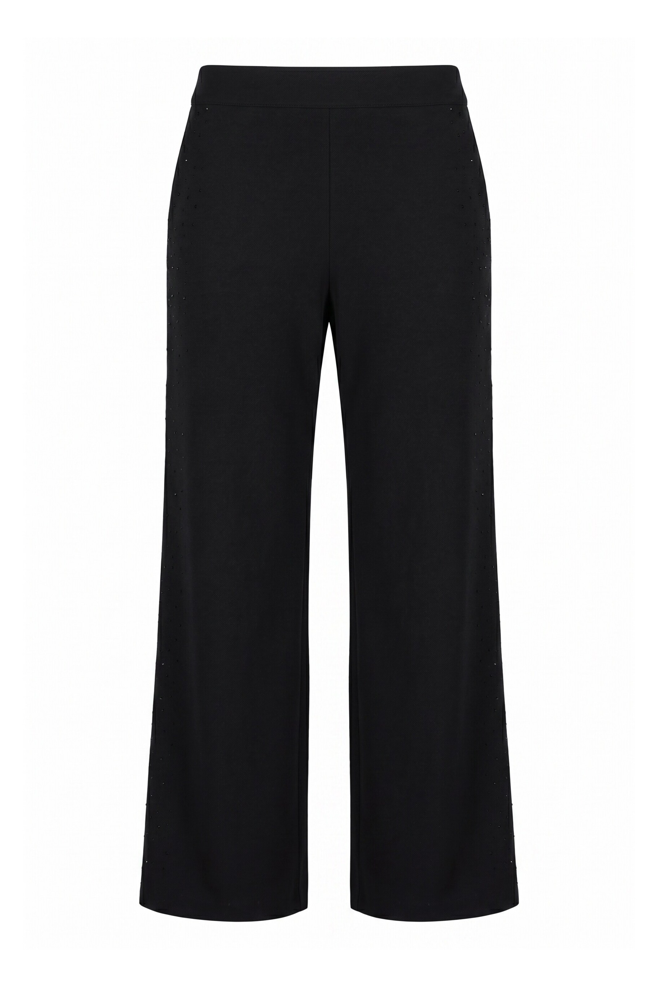 Ulla Popken Loose fit Trousers in Black: front