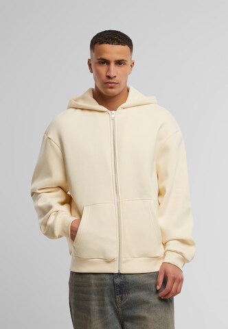 MT Upscale Sweatjacke 'One Step Away' in Beige