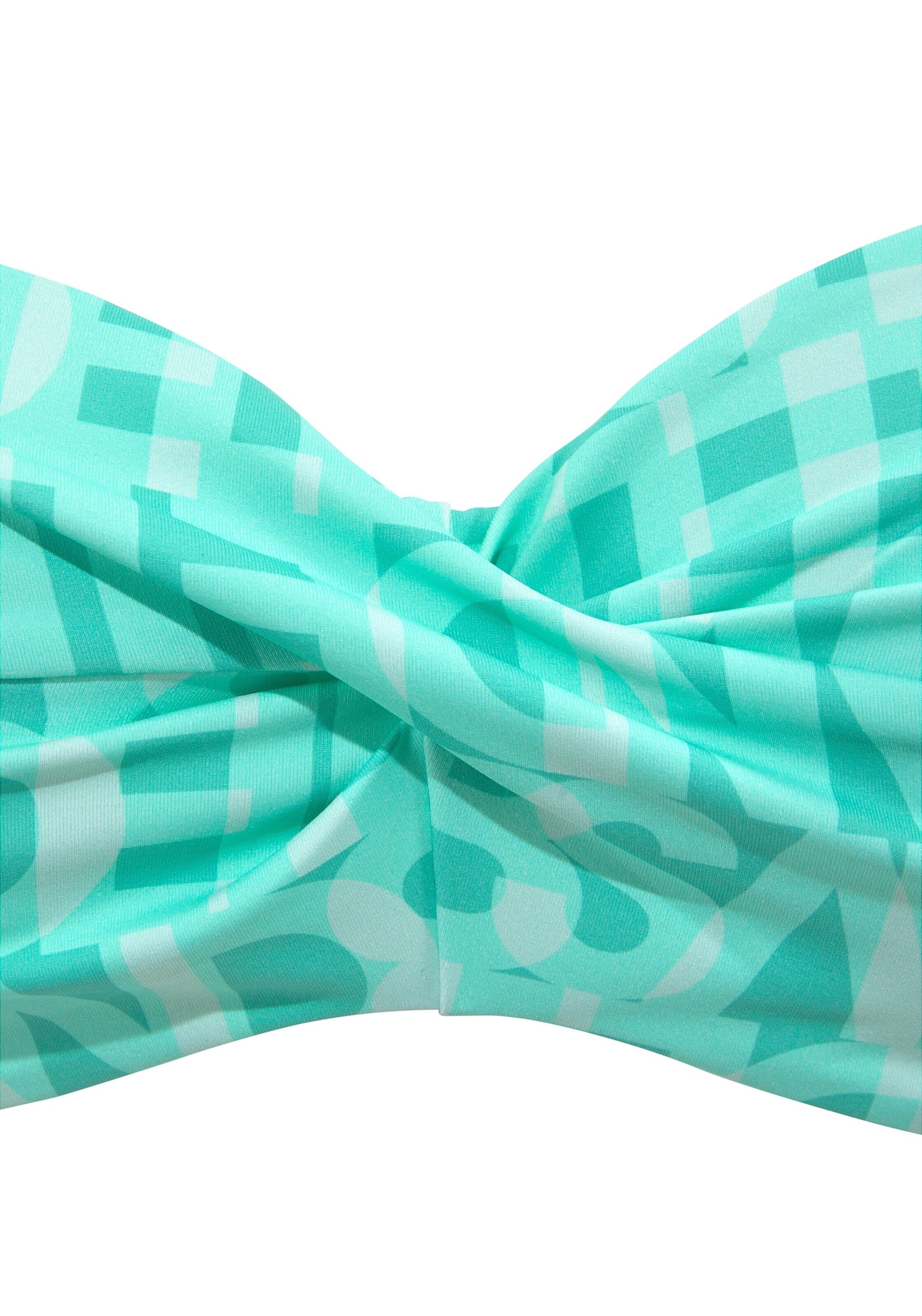 Elbsand Bandeau Bikini Top in Green