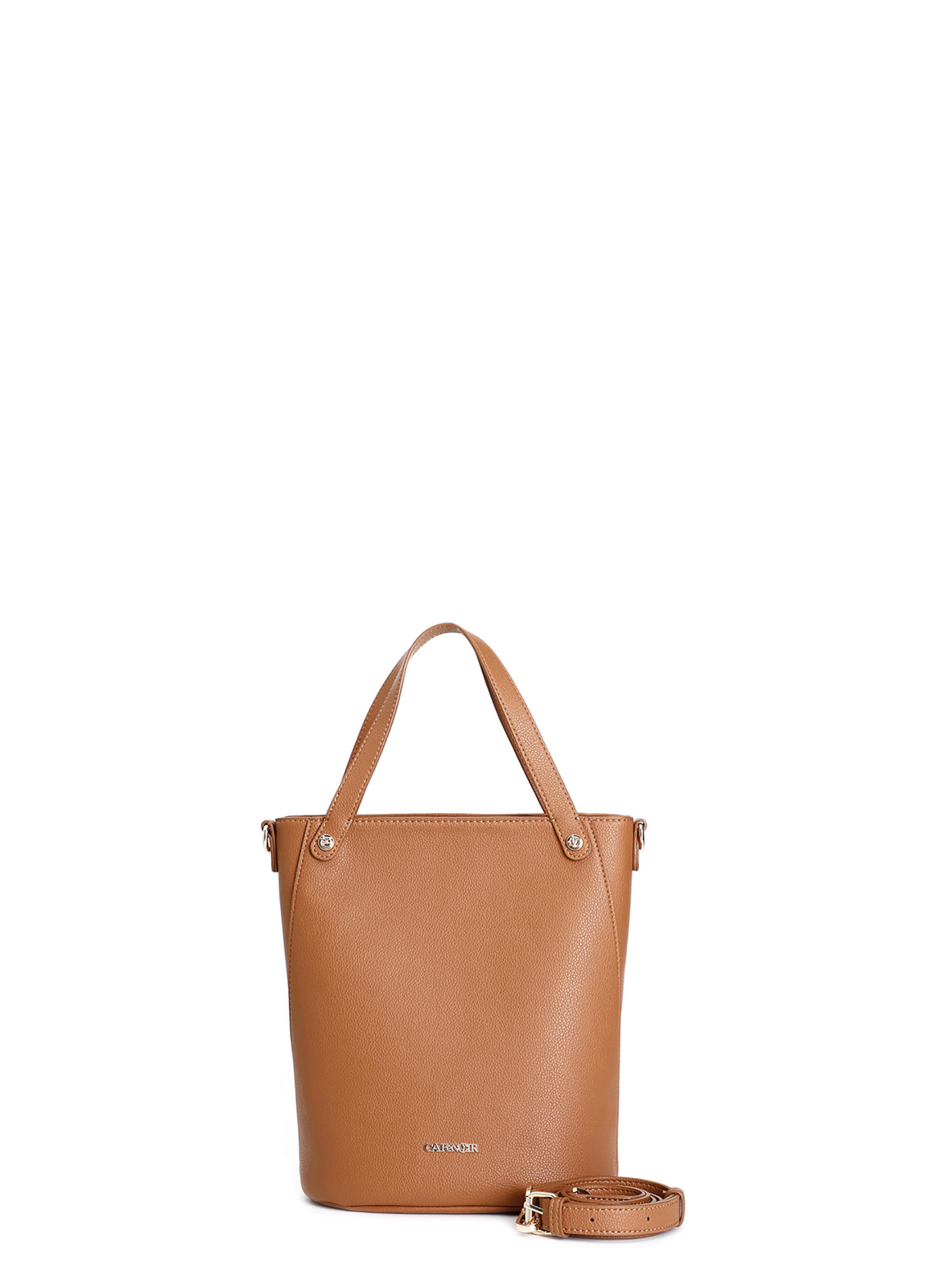 Borsa a sacco di CAFè NOIR in marrone: frontale