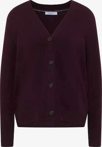 CECIL Strickjacke in Rot: Vorderseite