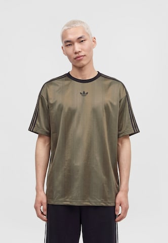 ADIDAS ORIGINALS Shirt 'Adicolor' in Brown: front