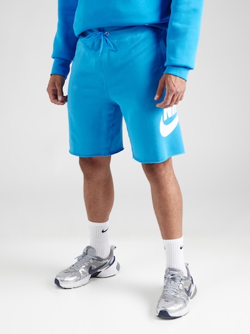 Loosefit Pantaloni 'CLUB ALUMNI' di Nike Sportswear in blu: frontale