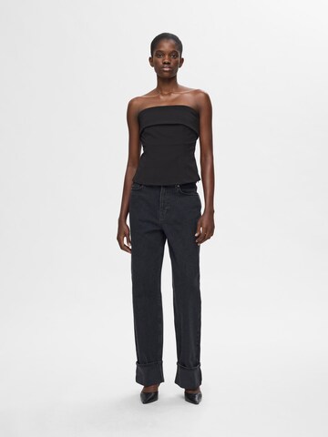 SELECTED FEMME Top in Schwarz