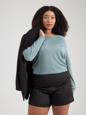 Pullover 'Gl44itter' di Z-One in verde: frontale