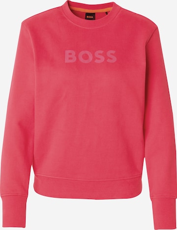 Felpa 'Ela 6' di BOSS in rosa: frontale