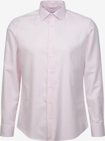 SEIDENSTICKER Button Up Shirt 'New Kent' in Pink: front