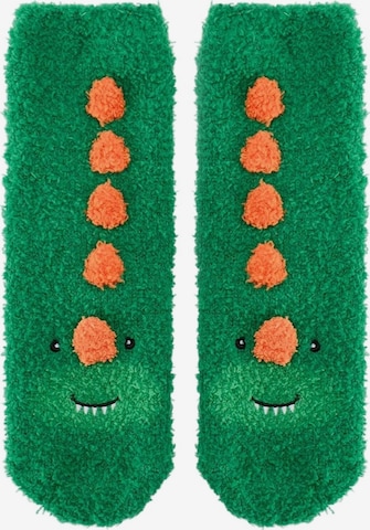 Penti Skarpety 'PENTI Kinder Socken mit Dino- und Einhornmuster' w kolorze zielony: przód