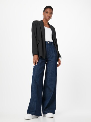 TOMMY HILFIGER Wide leg Bandplooi jeans in Blauw