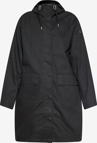 Parka mi-saison DreiMaster Vintage en noir : devant