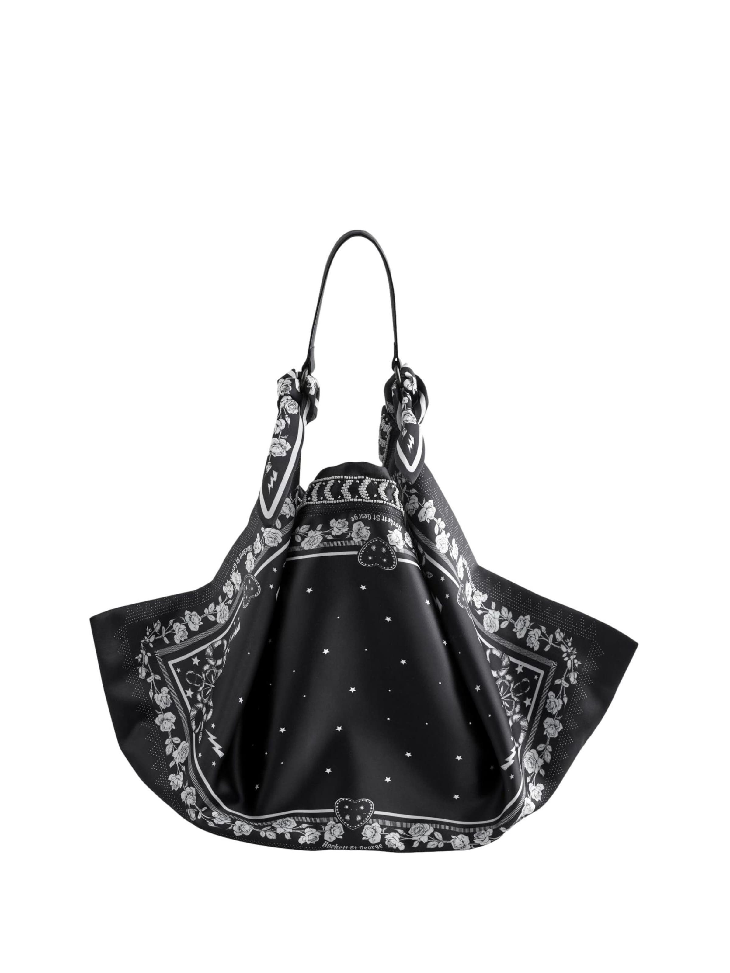 Rockett St George Strandtasche in schwarz / weiß, Produktansicht