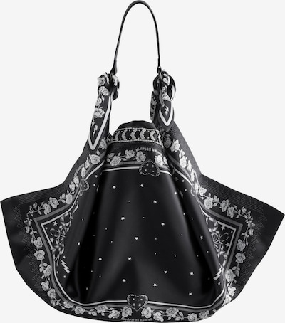 Paplūdimio krepšys iš Rockett St George, spalva – juoda / balta, Prekių apžvalga