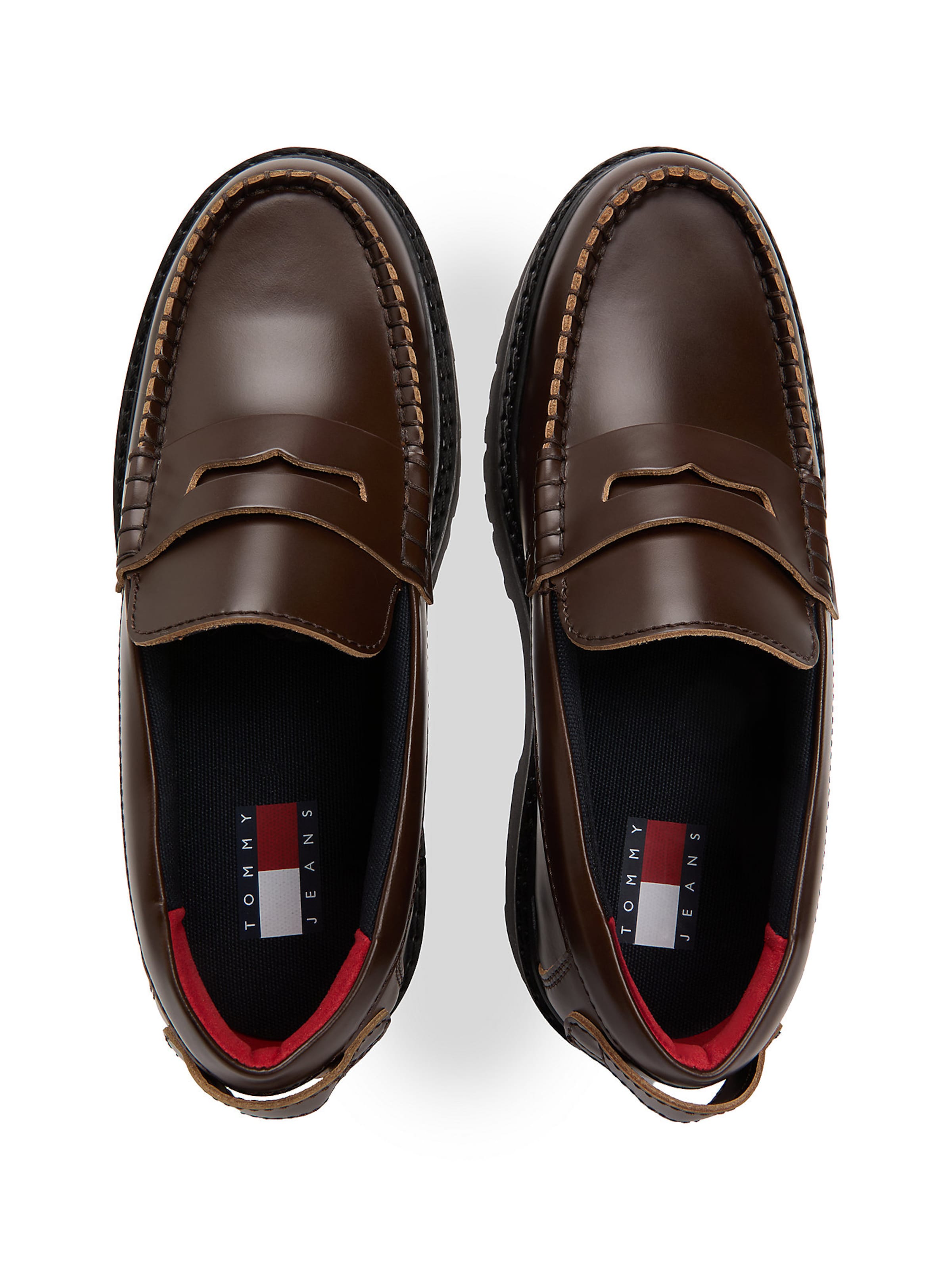 Tommy Jeans Slipper in Braun