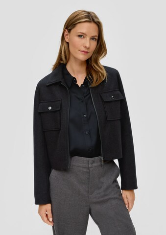 s.Oliver Jacke in Schwarz: Vorderseite