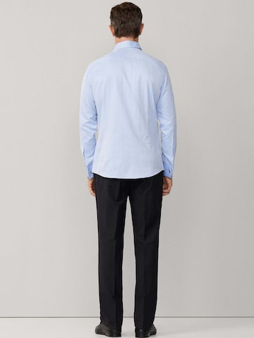 Hackett London Slim fit Zakelijk overhemd in Blauw