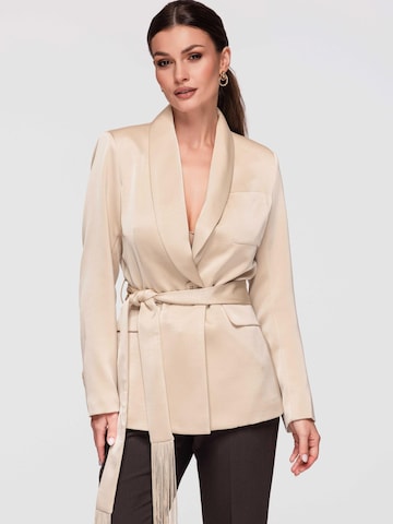Ombre Blazers in Beige