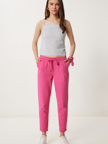 Happiness İstanbul Tapered Nadrág - rózsaszín